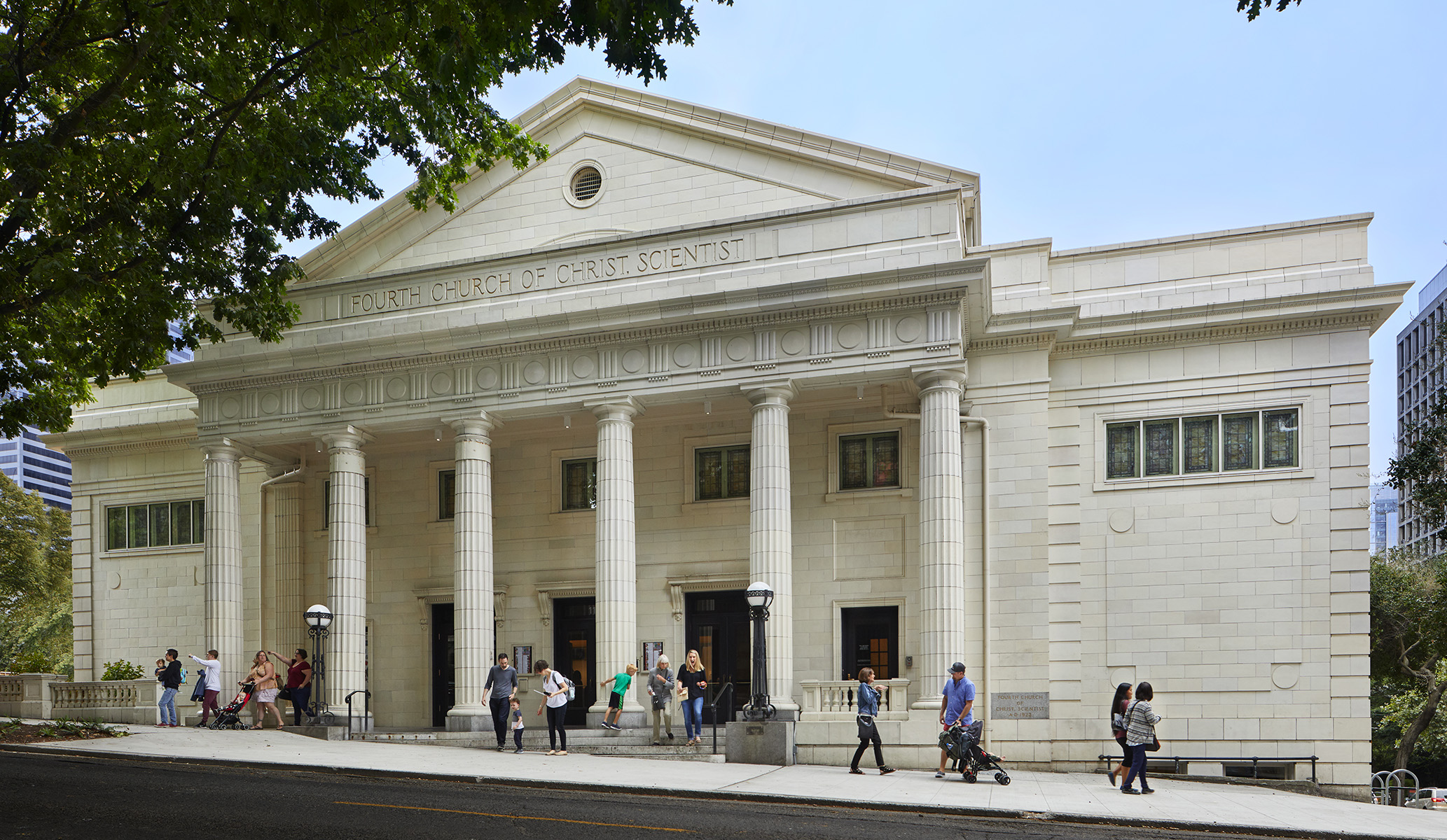 Town Hall Seattle, exterior